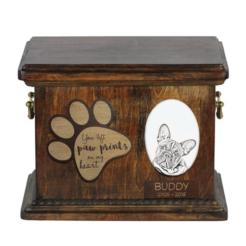 Bulldog francese urna - , con