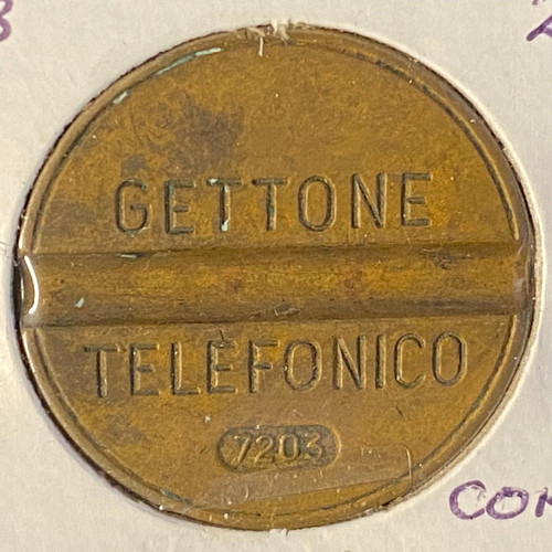 Gettone telefonico 1972 - telefonico,