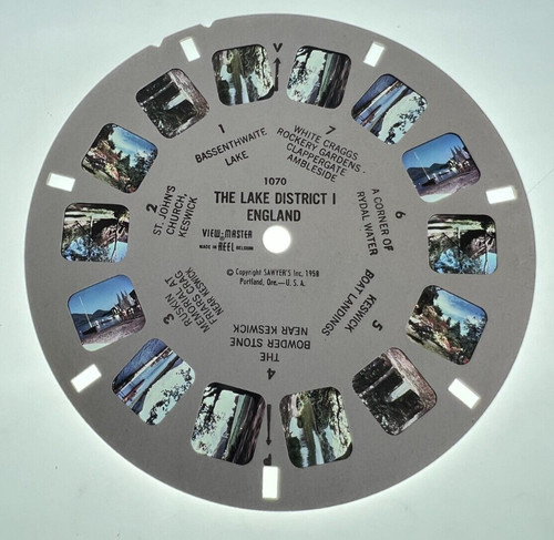 Vintage view master reel - view-master,