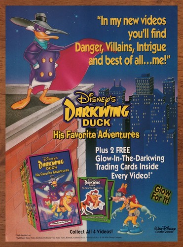1991 darkwing duck vhs - 1991,