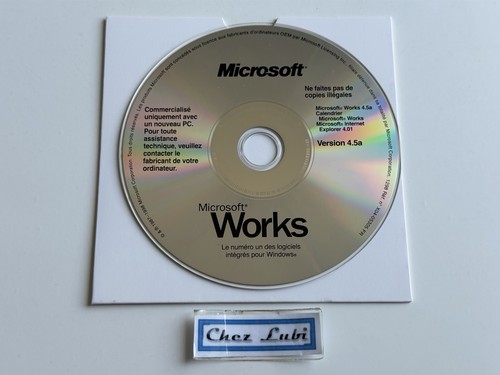 Microsoft works version - 4.5a,