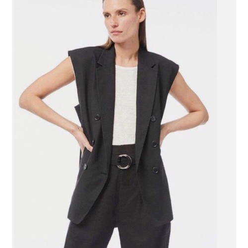 Gilet oversize con telaio - , in
