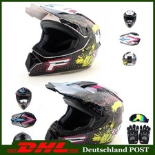 Casco moto occhiali + guanti