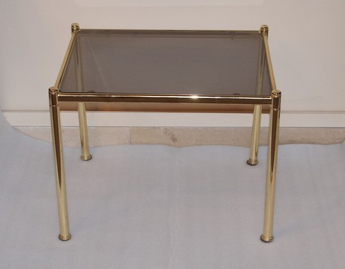 Tavolino appoggio ottone - tavolino,