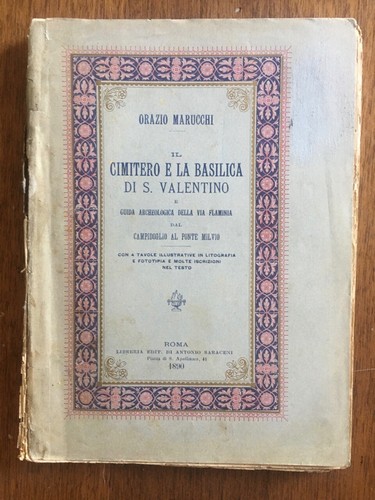 Libro archeologia via flaminia - libro,