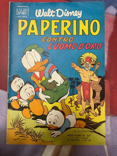 Paperino contro uomo oro - paperino, d'oro