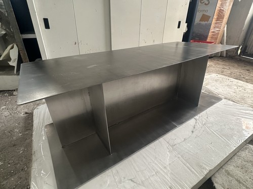 Tavolino acciaio inox - tavolino, in