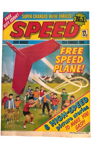 Vintage 1980 speed comic issue - vintage,