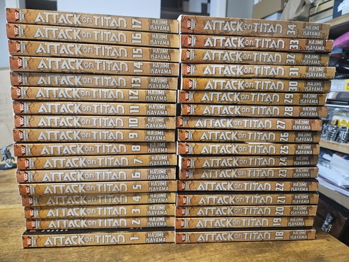 Attack titan set manga - on,