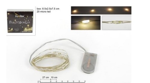 Microluci natale batteria - microluci,
