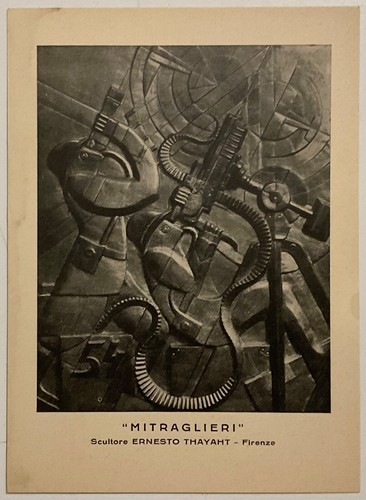 Futurismo mitraglieri scultore - futurismo,