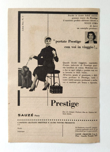 Pubblicita prestige eau - pubblicita',