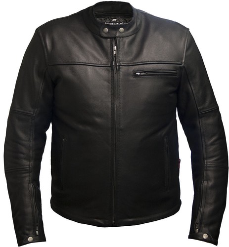 Giacca biker uomo pelle - pelle, ce