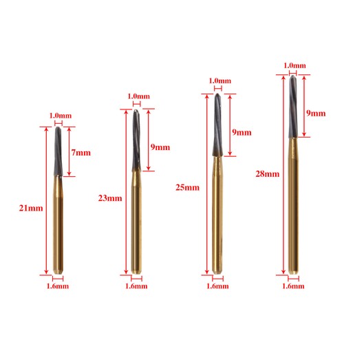 Frese dentali endodontiche - , in