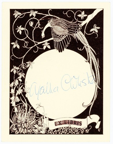 Agatha christie targa - agatha, ~