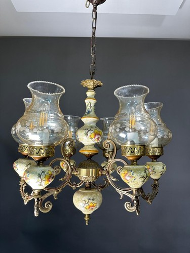 Lampadario capodimonte luci - capodimonte,