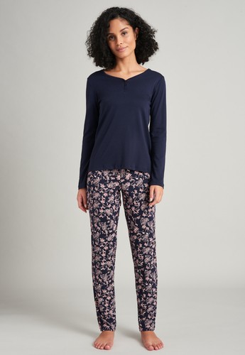 Pigiama donna lungo schiesser - pigiama,