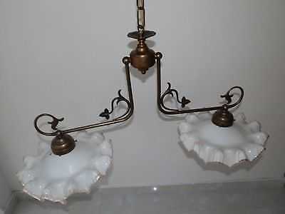 Lampadario liberty ottone - liberty,