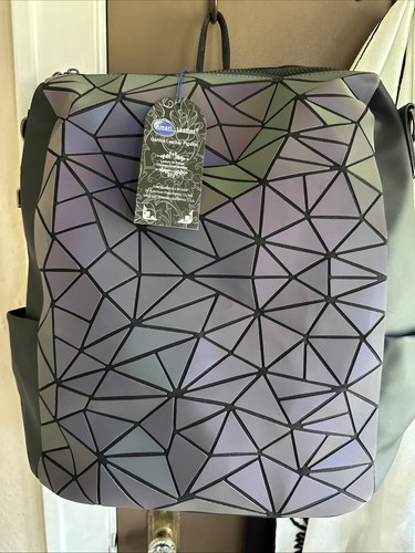 Zaino geometrico viola - zaino,
