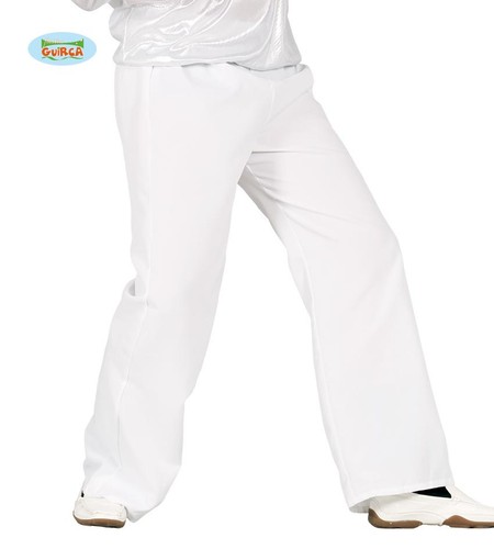 Pantaloni bianchi disco anni
