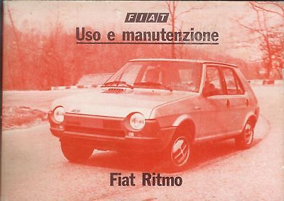 Fiat ritmo libretto - fiat, uso