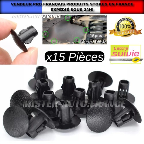 X15 clips fixation garde boue - x15,