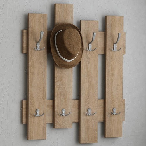 Appendiabiti muro 64x4x79 - appendiabiti,