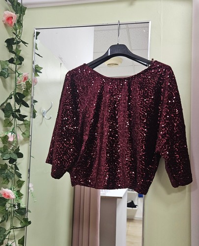 Maglia con paillettes donna - da,