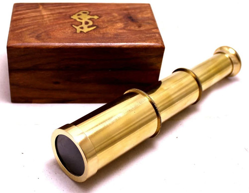 Spyglass ottone vintage - , 6"