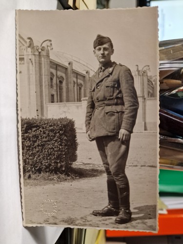 Cartolina foto militare - cartolina,