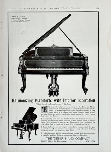 Pubblicità 1907 the - the, weber