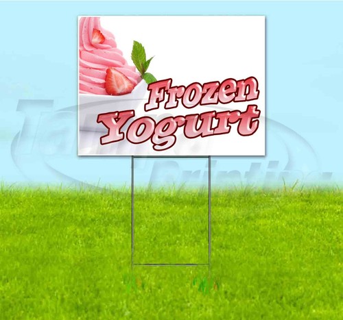 Insegna frozen yogurt 18x24 - yogurt,