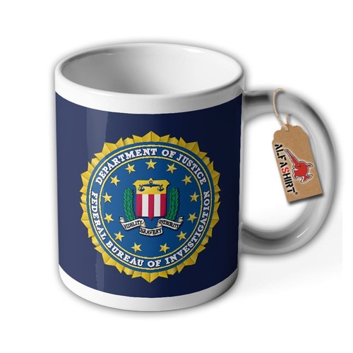 Tazza distintivo fbi - tazza,