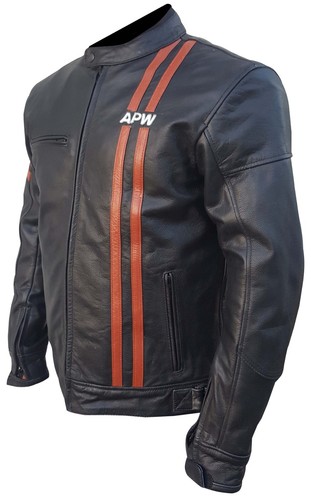 Giacca giubbotto moto pelle - giacca,