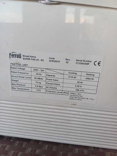 Ventilconvettore fancoil - ventilconvettore,