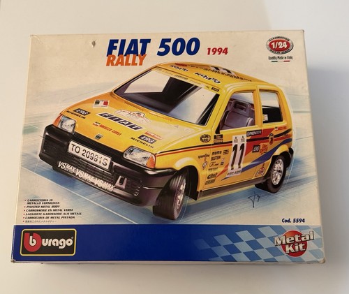Burago fiat 500 rally - burago,