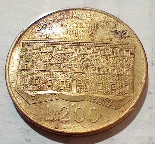 200 lire 1890 - 200, italy
