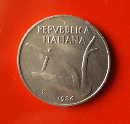 Lire 1986 errore segno - 10,
