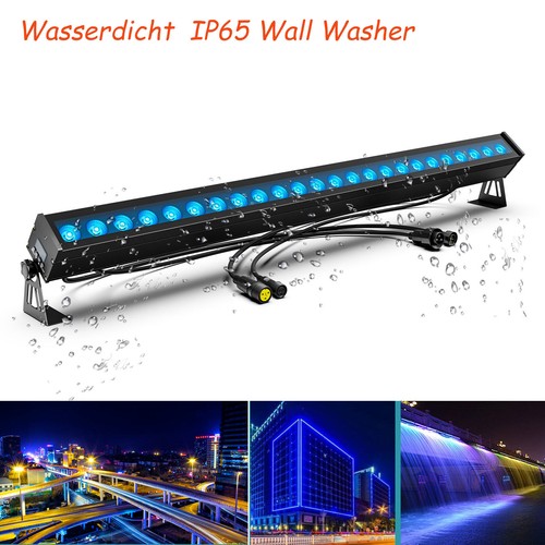 192w led rgbw wallwasher - 24,