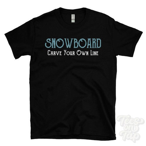 Maglietta snowboard carve your - maglietta,