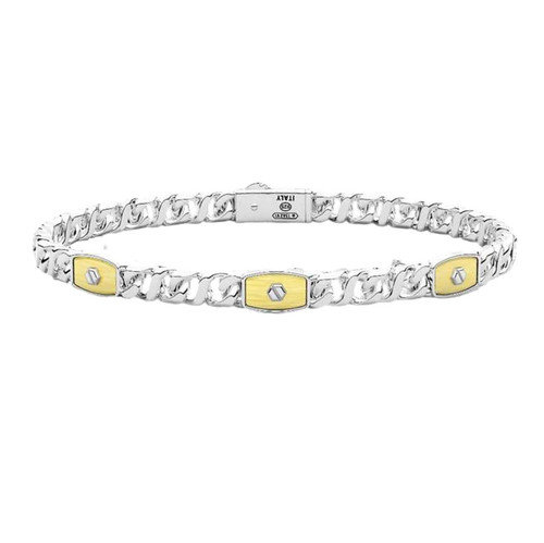 Bracciale uomo zancan argento - uomo,