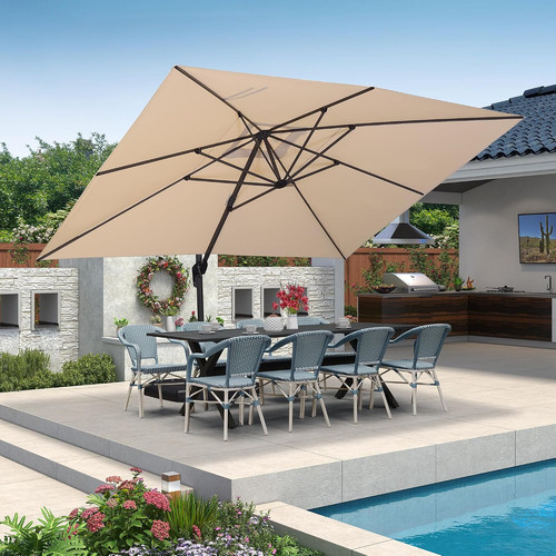 Ombrellone giardino x 4 - 3,