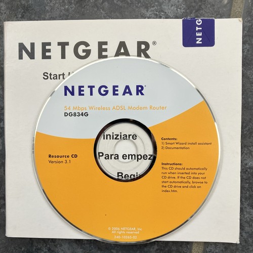 Netgear modem dg834g - netgear,
