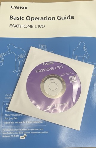 Canon faxphone l190 guida - l190,