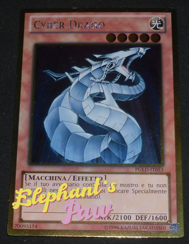 Yugioh cyber drago - yugioh, oro