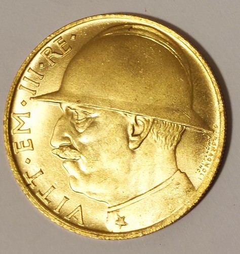 Copia dorata moneta lire - dorata,