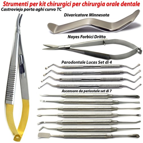 Kit microchirurgia orale - microchirurgia,