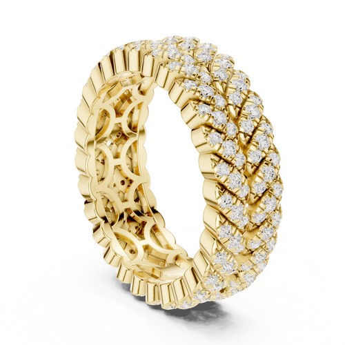 Anello eternità completa con