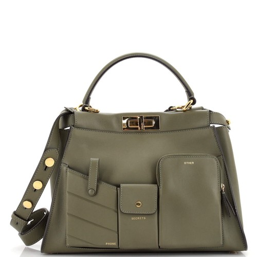 Fendi large utility green - large,