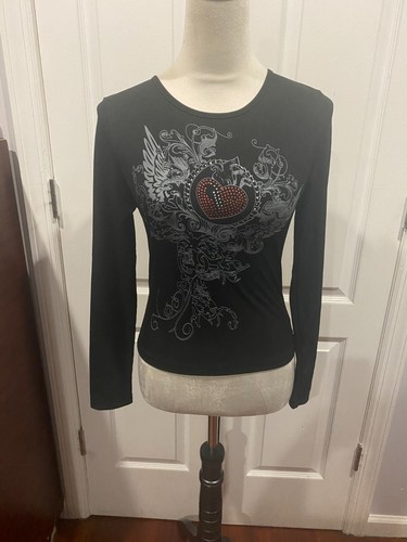 Top camicia donna nero - , glitter